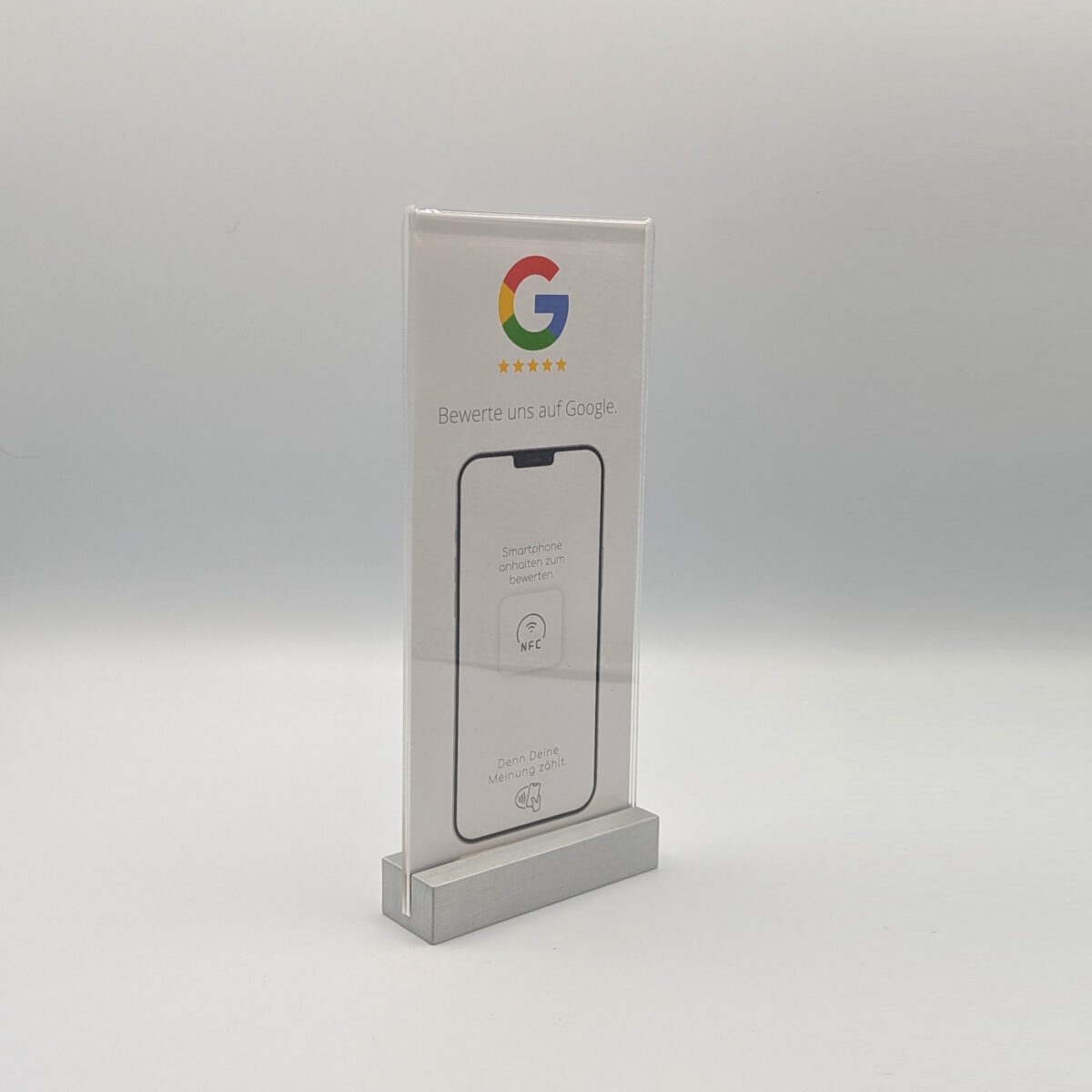 switchTAG clean - NFC Tischaufsteller mit wechselbarem Inlay – Bild 4