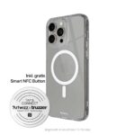iPhone 16 Pro Max Handyhülle ClearClip + CHARGE inkl. Smart NFC Button