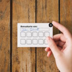 Bonuskarten / Treuekarten / Stempelkarten Simple – Bild 4