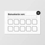 Bonuskarten / Treuekarten / Stempelkarten Simple – Bild 6