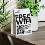 WIFI QR Code Tischaufsteller Bold – Bild 2