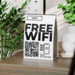 WIFI QR Code Tischaufsteller Bold – Bild 5