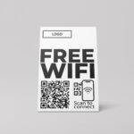 WIFI QR Code Tischaufsteller Bold – Bild 3
