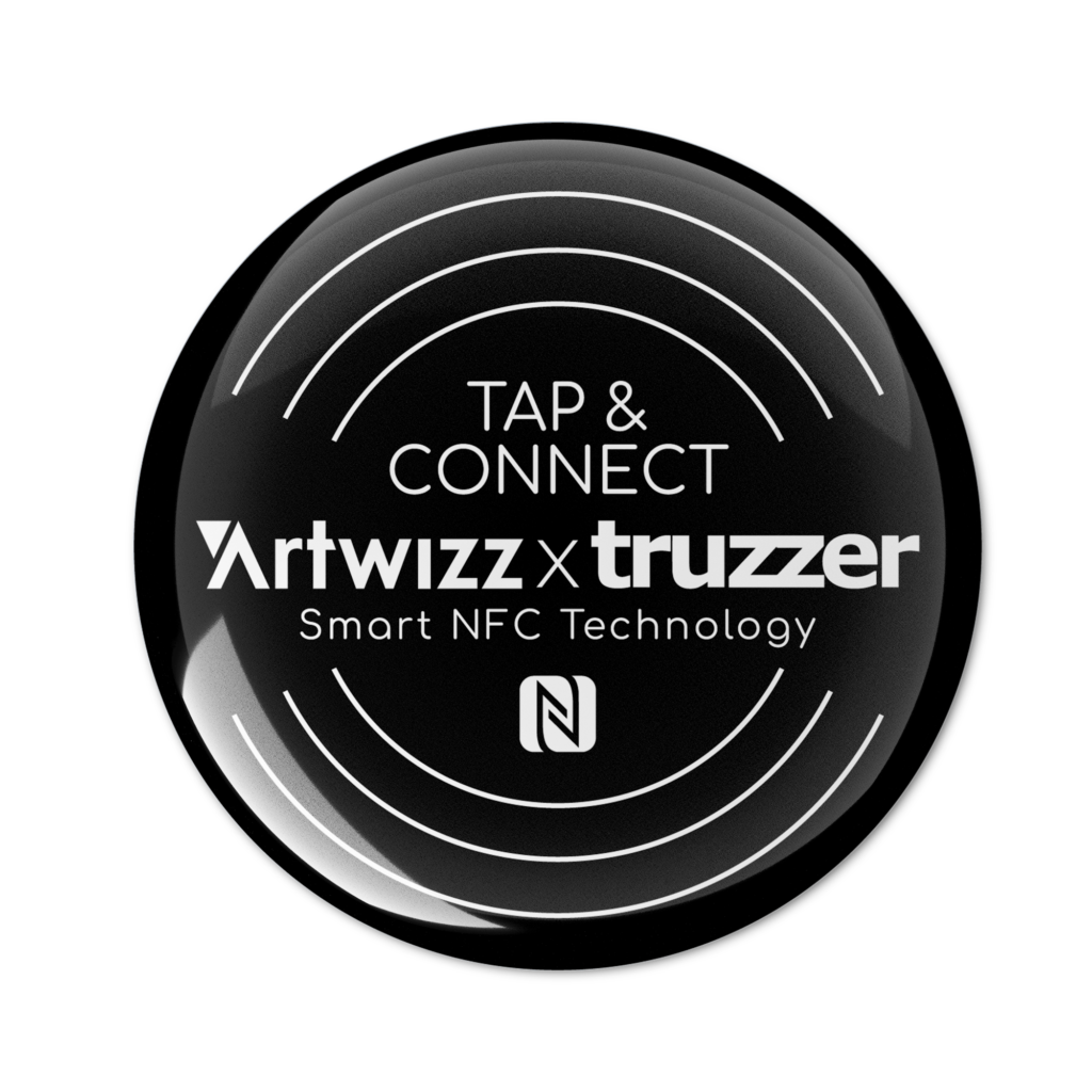 nfc smart button black