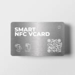 Smart NFC VCARD Metall Visitenkarte Silver – Bild 2