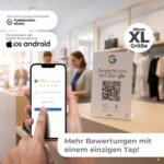 Google Bewertung NFC Aufsteller / Schild / Display Größe XL 29cm – Bild 2