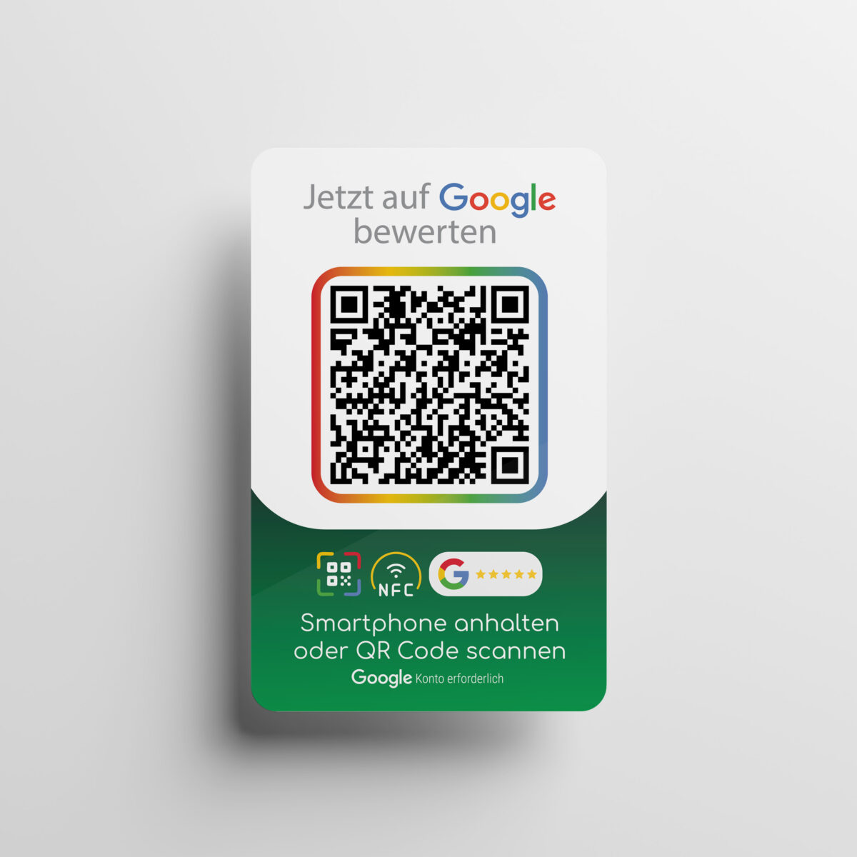 Google Bewertung NFC Karte "Color" mit Google Bewertung QR Code – Bild 13