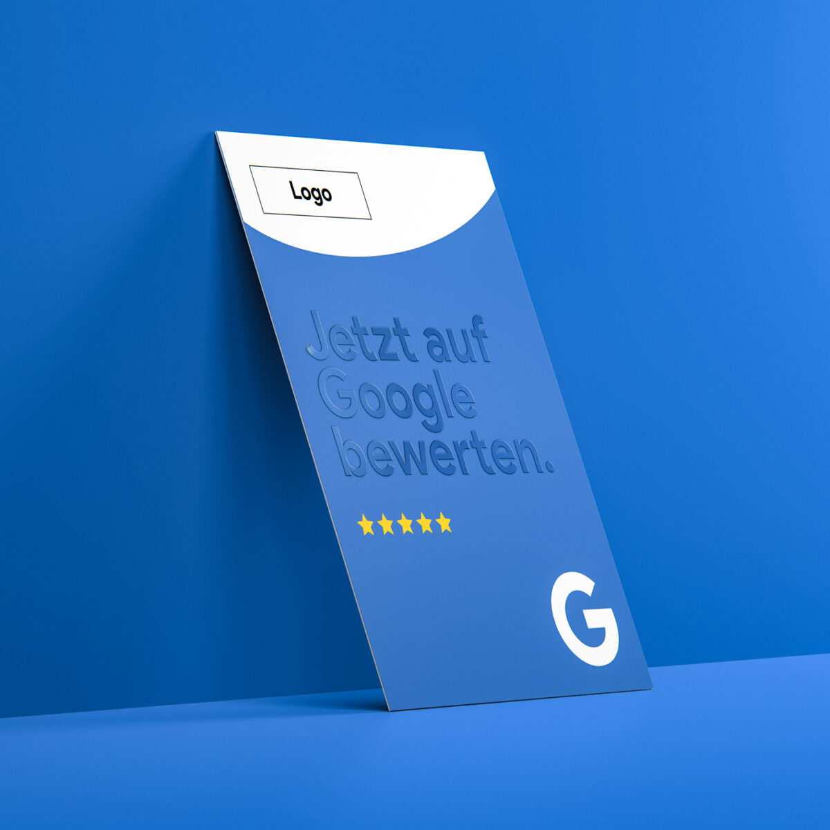 Bewerten Sie uns auf Google Karte "Blue" mit exklusivem UV Lack – Bild 6