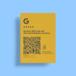 Bewerten Sie uns auf Google Karte "Blue" mit exklusivem UV Lack – Bild 4