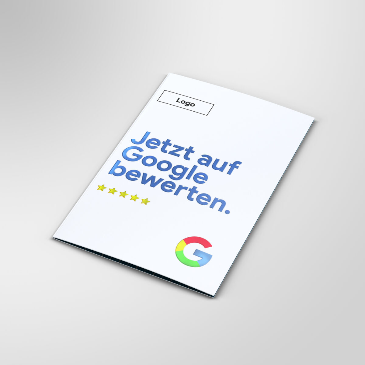 Google Bewertung QR Code Klapp-Visitenkarte mit edlem UV Lack – Bild 5