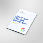 Google Bewertung QR Code Klapp-Visitenkarte mit edlem UV Lack – Bild 5