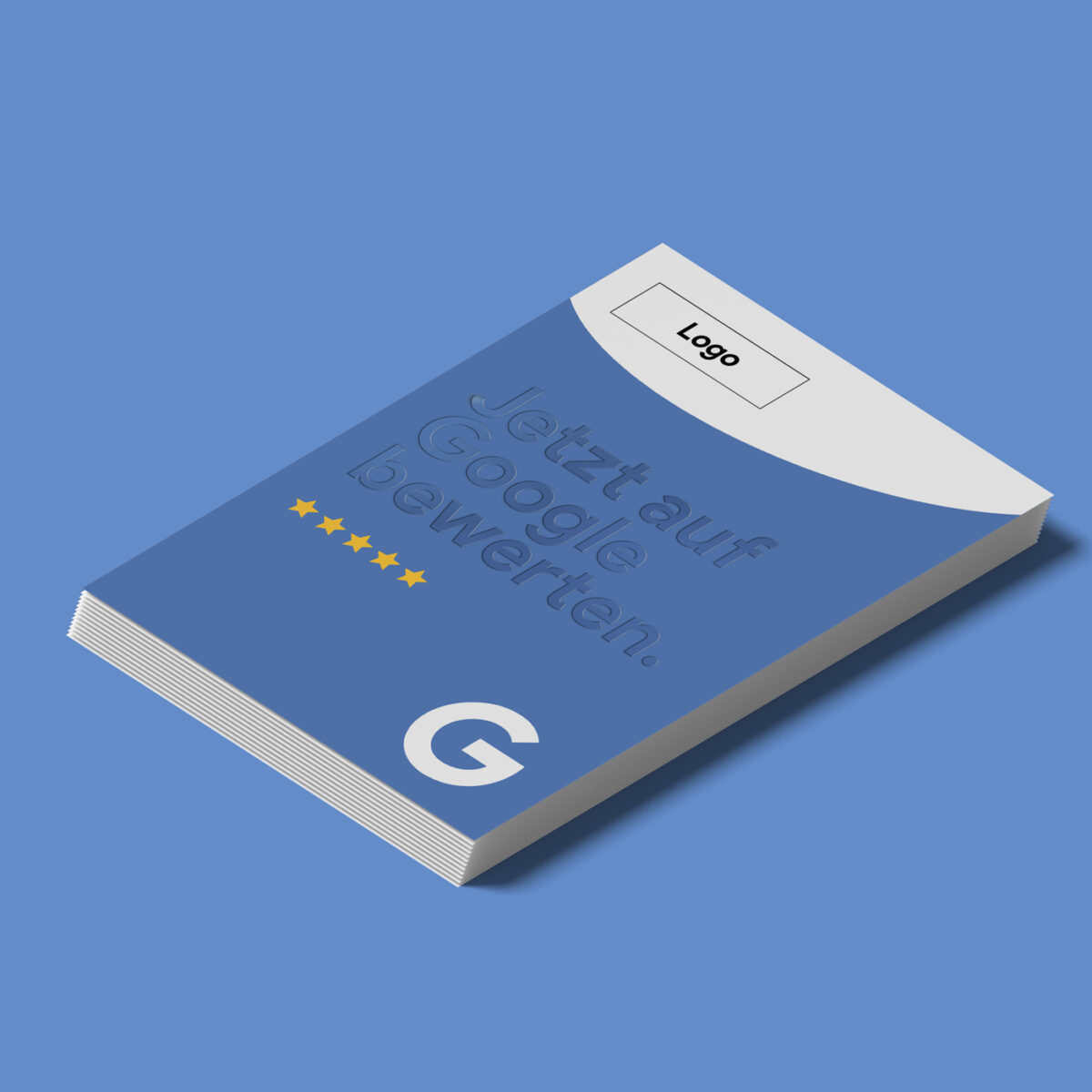 Bewerten Sie uns auf Google Karte "Blue" mit exklusivem UV Lack – Bild 5