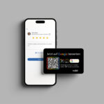 Google Bewertung NFC Karte "G" mit Google Bewertung QR Code – Bild 2