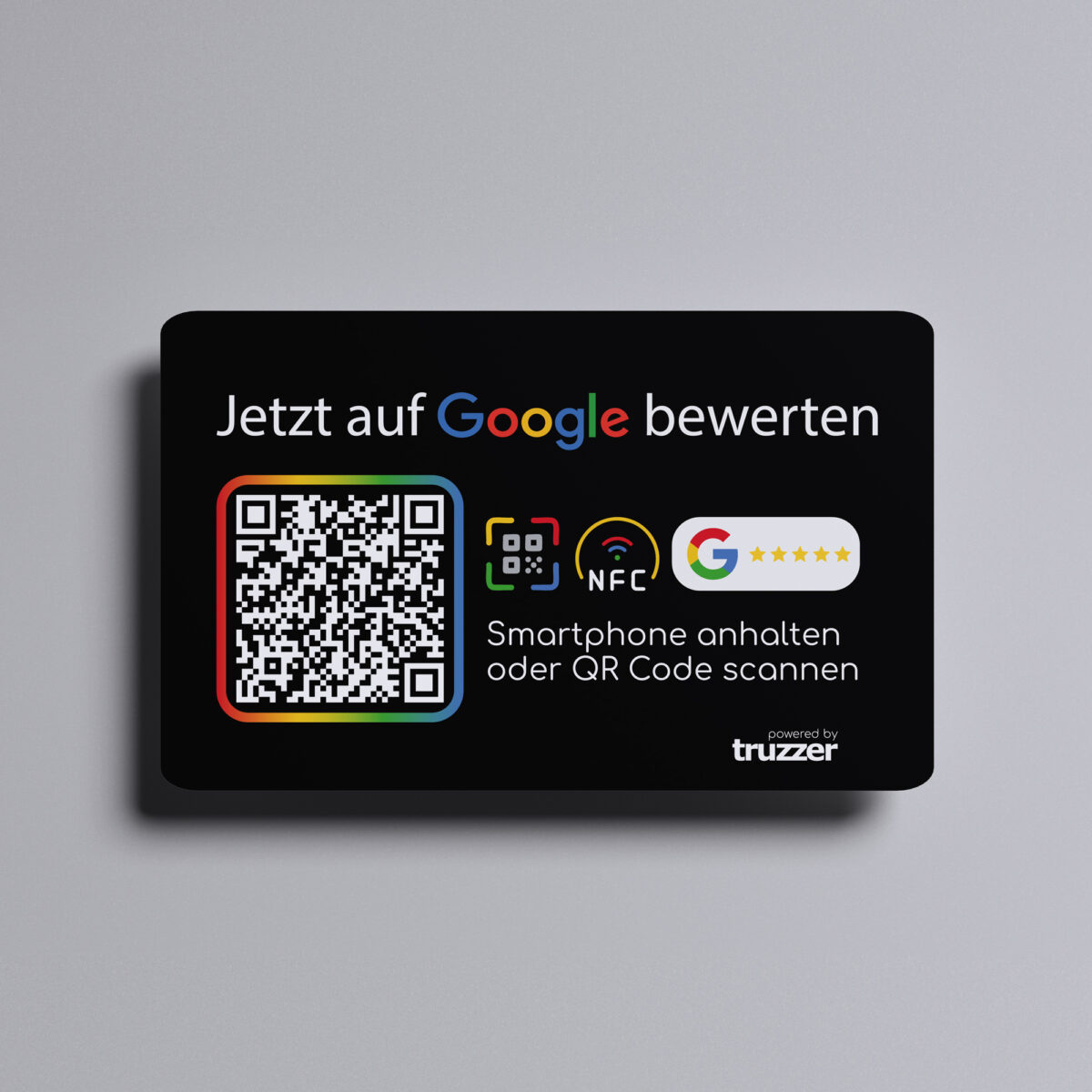 Google Bewertung NFC Karte "G" mit Google Bewertung QR Code – Bild 5