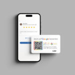Google Bewertung NFC Karte "G" mit Google Bewertung QR Code – Bild 4