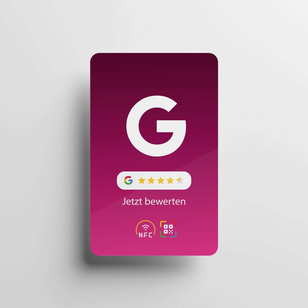 Google Bewertung NFC Karte "Color" mit Google Bewertung QR Code – Bild 8