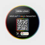 Google Bewertung QR Code Aufkleber "G" – Bild 3