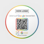 Google Bewertung QR Code Aufkleber "G" – Bild 5