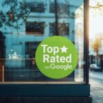 „Top Rated on Google“ Aufkleber – Zeige deine besten Bewertungen sichtbar für alle! – Bild 3