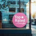 „Top Rated on Google“ Aufkleber – Zeige deine besten Bewertungen sichtbar für alle! – Bild 2