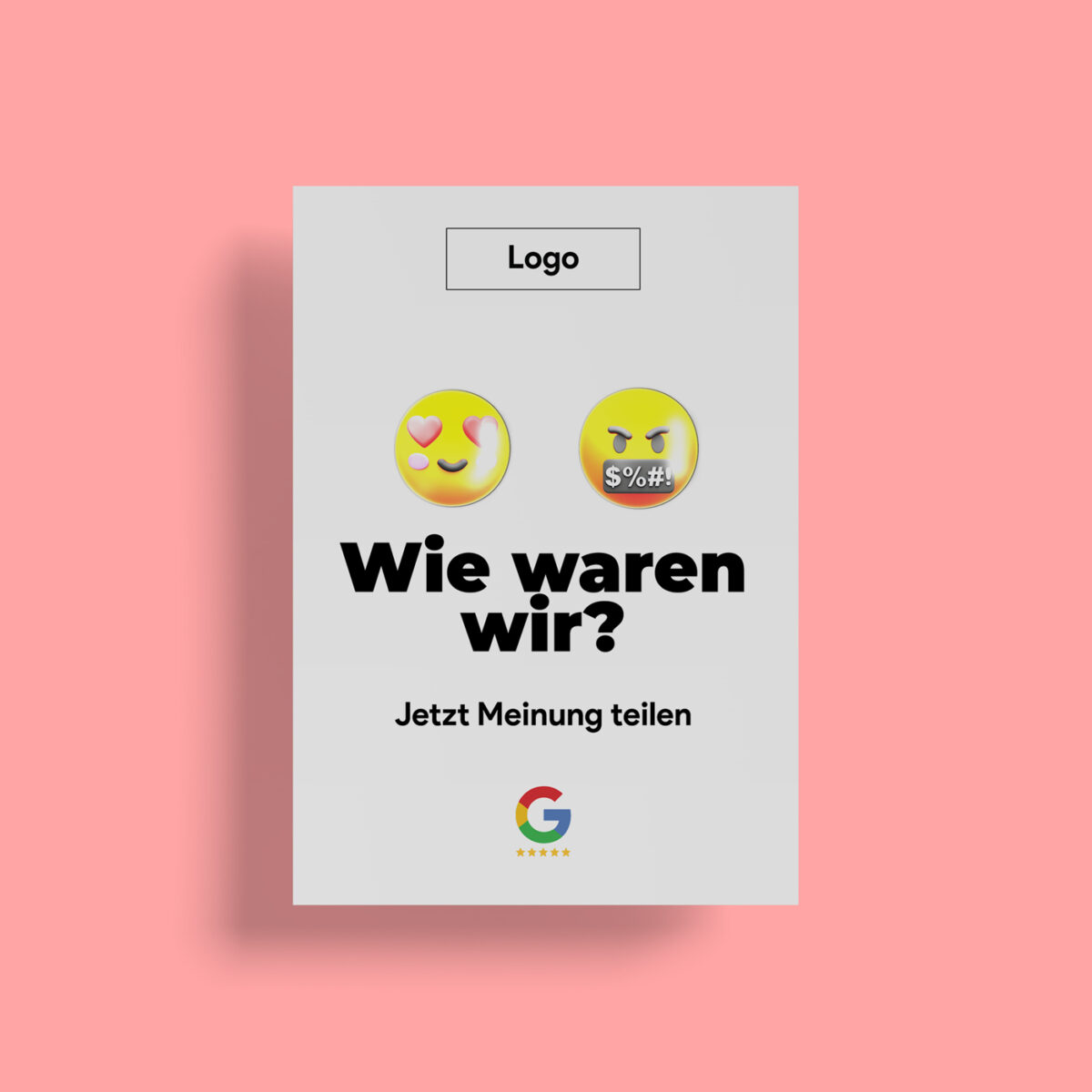 Bewerten Sie uns auf Google Karte "Emoji" mit exklusivem UV Lack – Bild 5