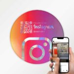 Instagram QR Code Sticker „Iconic“ – Hologramm Edition – 3 Größen