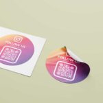 Instagram Follower QR Code Sticker Etikettenrolle – Bild 3