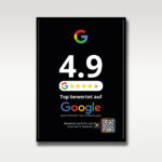 Google Bewertung Poster A3 | Mit QR Code direkt zur Bewertung | Kundenfeedback sichtbar machen – Bild 3