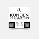 Kundeninformation Smart Sticker mit NFC und QR Code – Bild 2