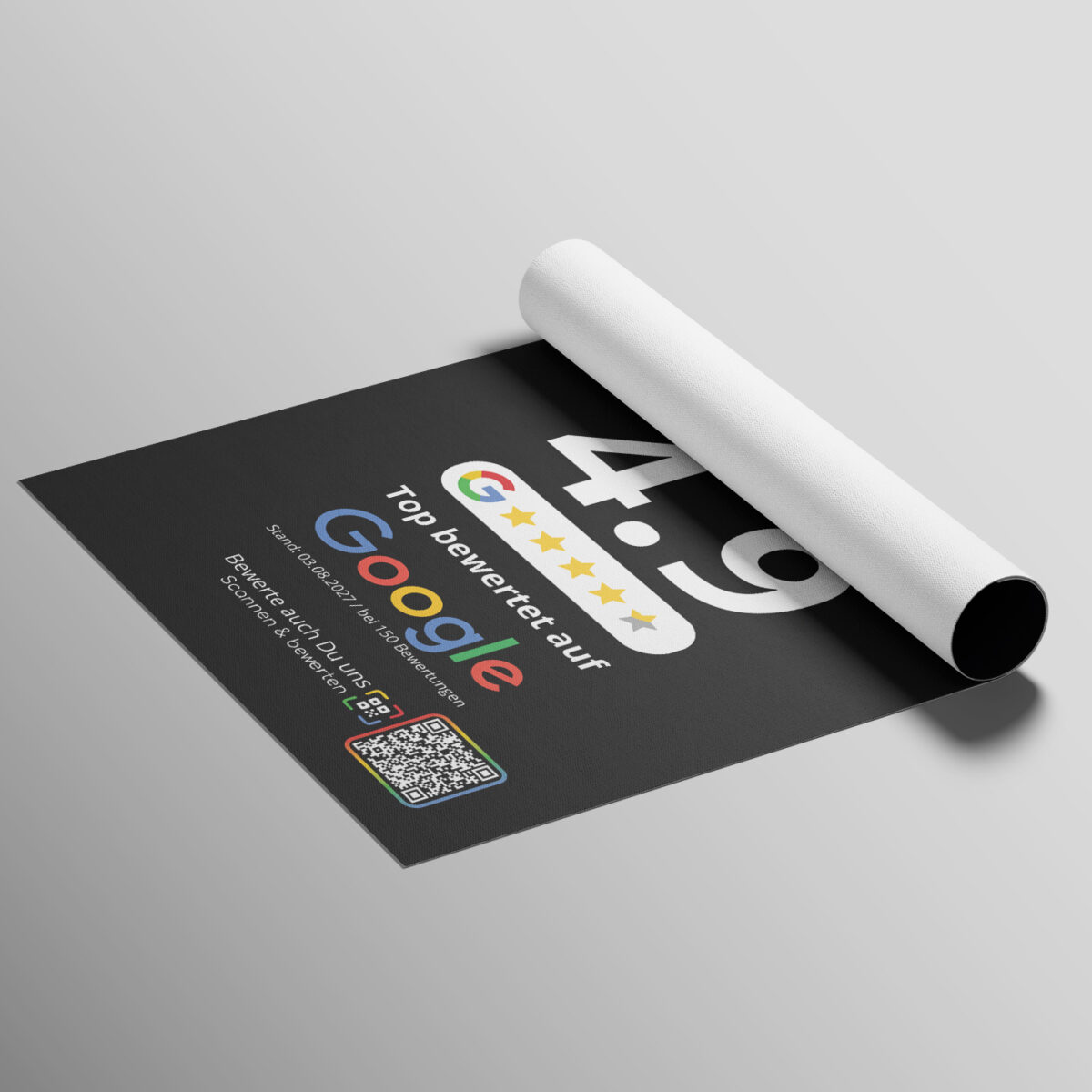 Google Bewertung Poster A3 | Mit QR Code direkt zur Bewertung | Kundenfeedback sichtbar machen – Bild 6
