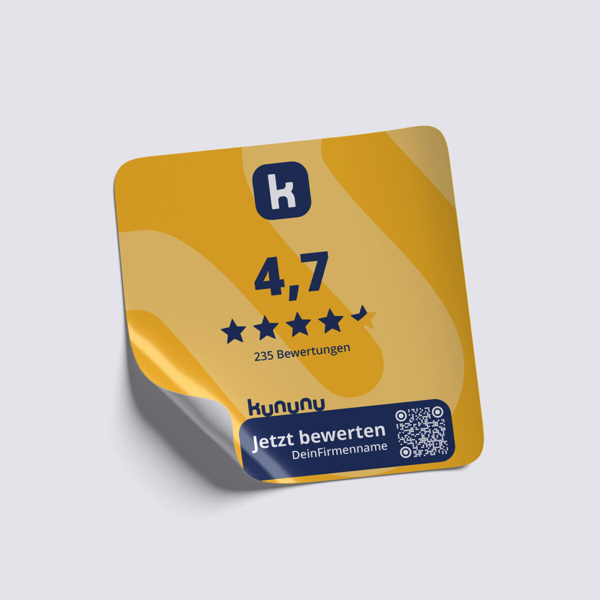 Kununu Score-Aufkleber mit QR-Code – Zeige Deinen kununu Score – Bild 2