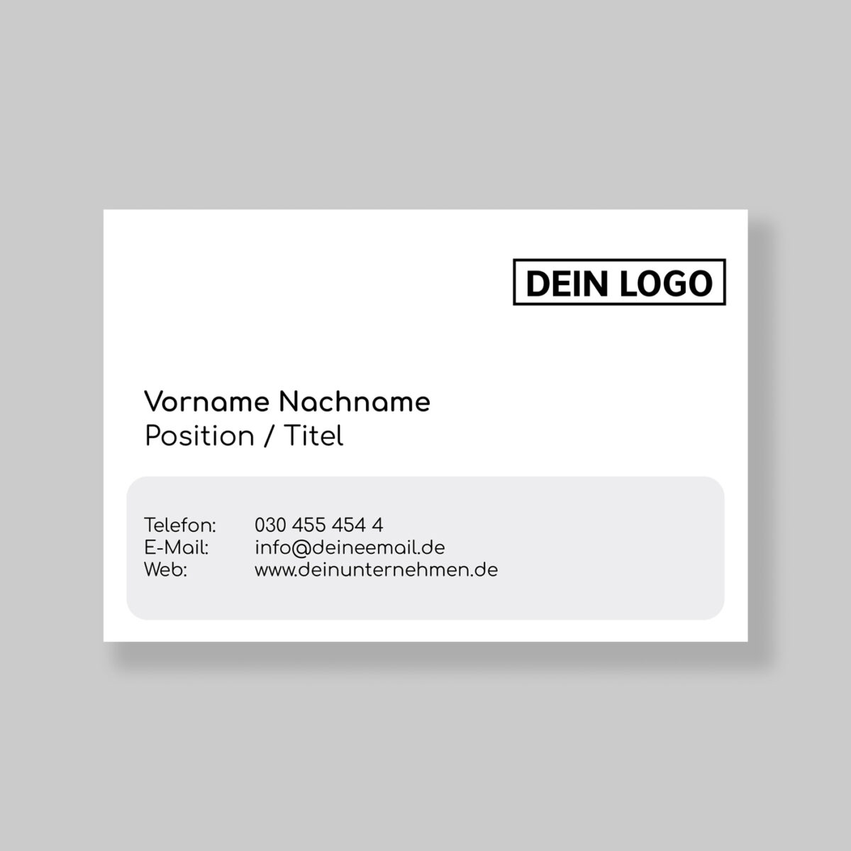 Google Bewertung Visitenkarte Corporate – mit QR Code – Bild 5