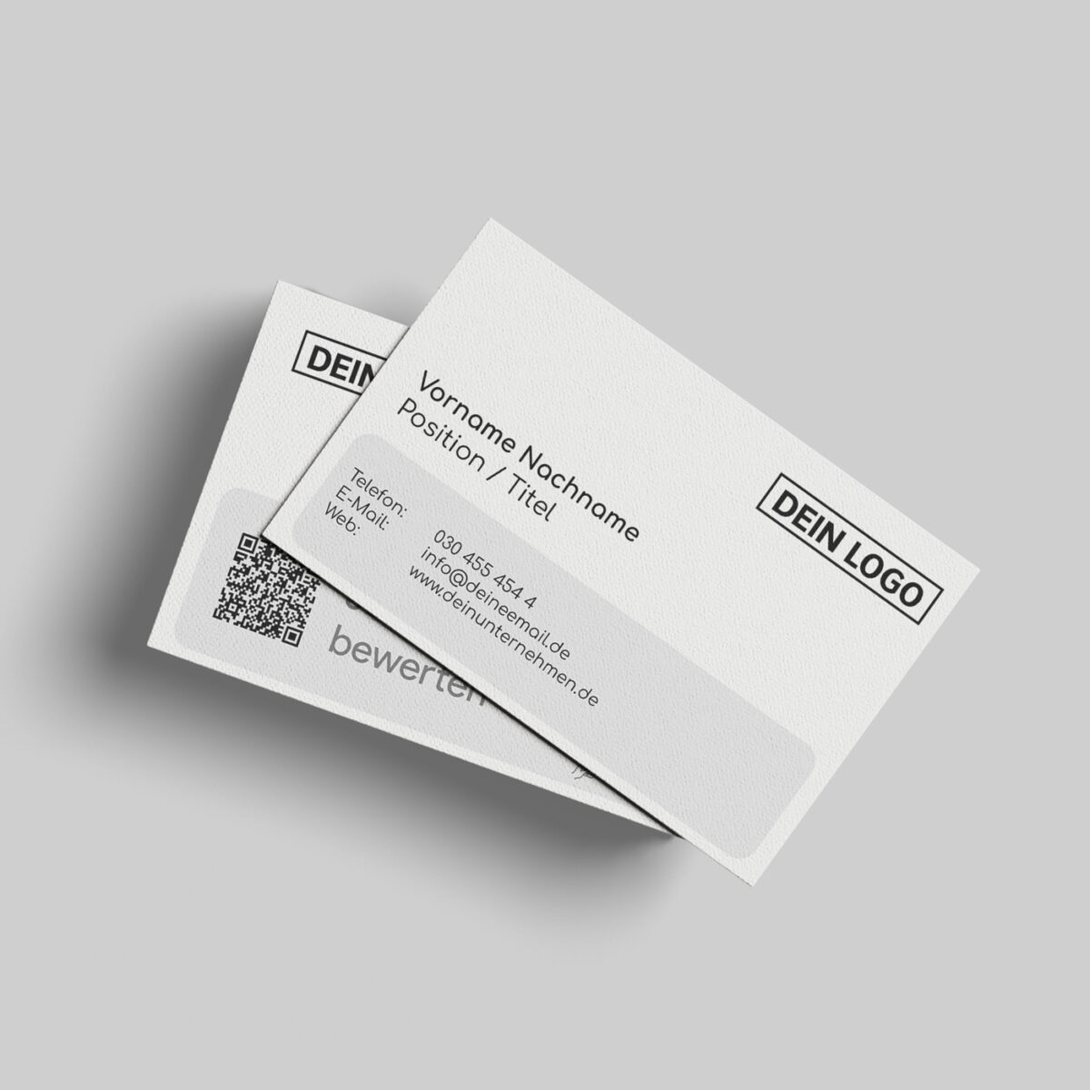 Google Bewertung Visitenkarte Corporate – mit QR Code – Bild 4