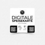 Digitale Speisekarte Sticker mit NFC & QR-Code – Bild 2
