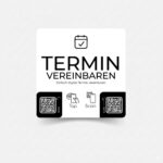 Termin Vereinbarung Sticker mit NFC & QR-Code – Bild 2