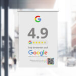 Google Bewertung Poster A3 | Mit QR Code direkt zur Bewertung | Kundenfeedback sichtbar machen – Bild 4