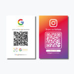 Google & Instagram Starter Visitenkarte – QR Code