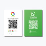 Google & WhatsApp Starter Visitenkarte – QR Code