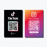 Instagram & TikTok Starter Visitenkarte – QR Code