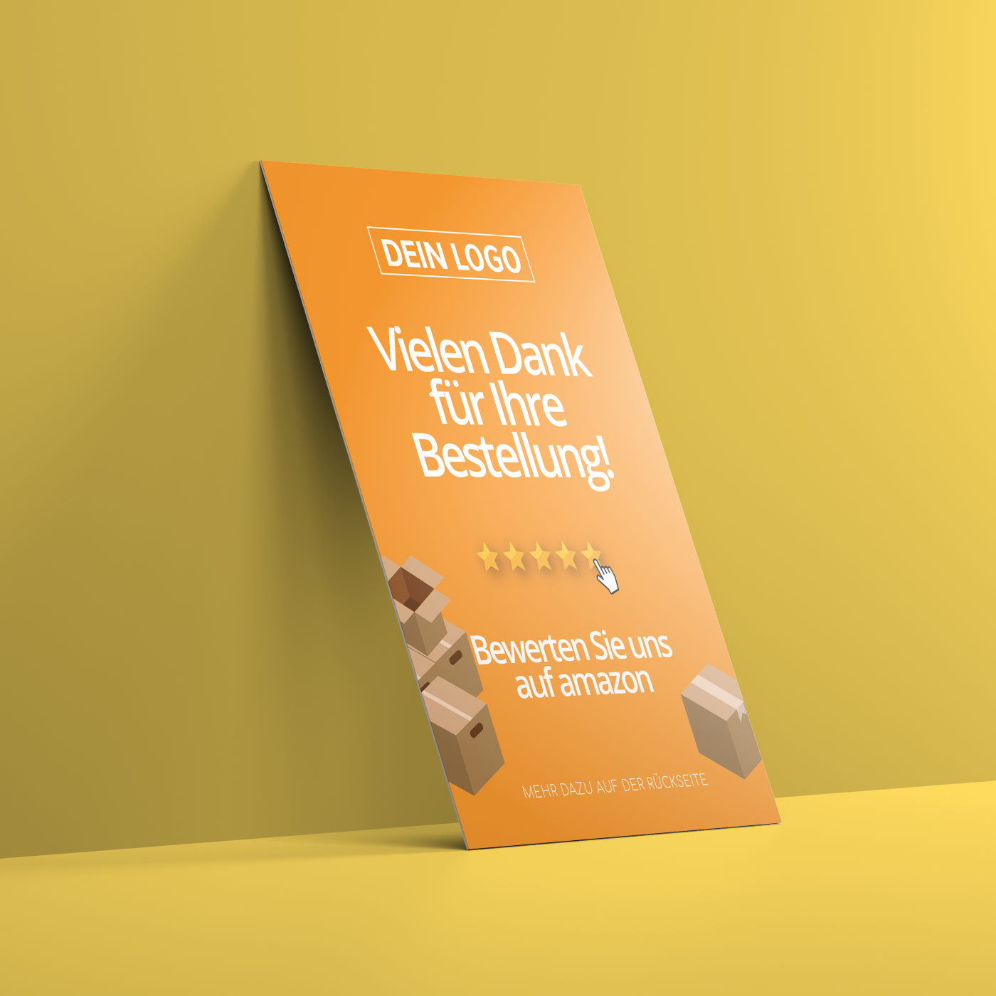 bewertungskarten für amazon bewertungen empfehlio orange 1 Bewertungskarten für amazon Bewertungen – Bild 1