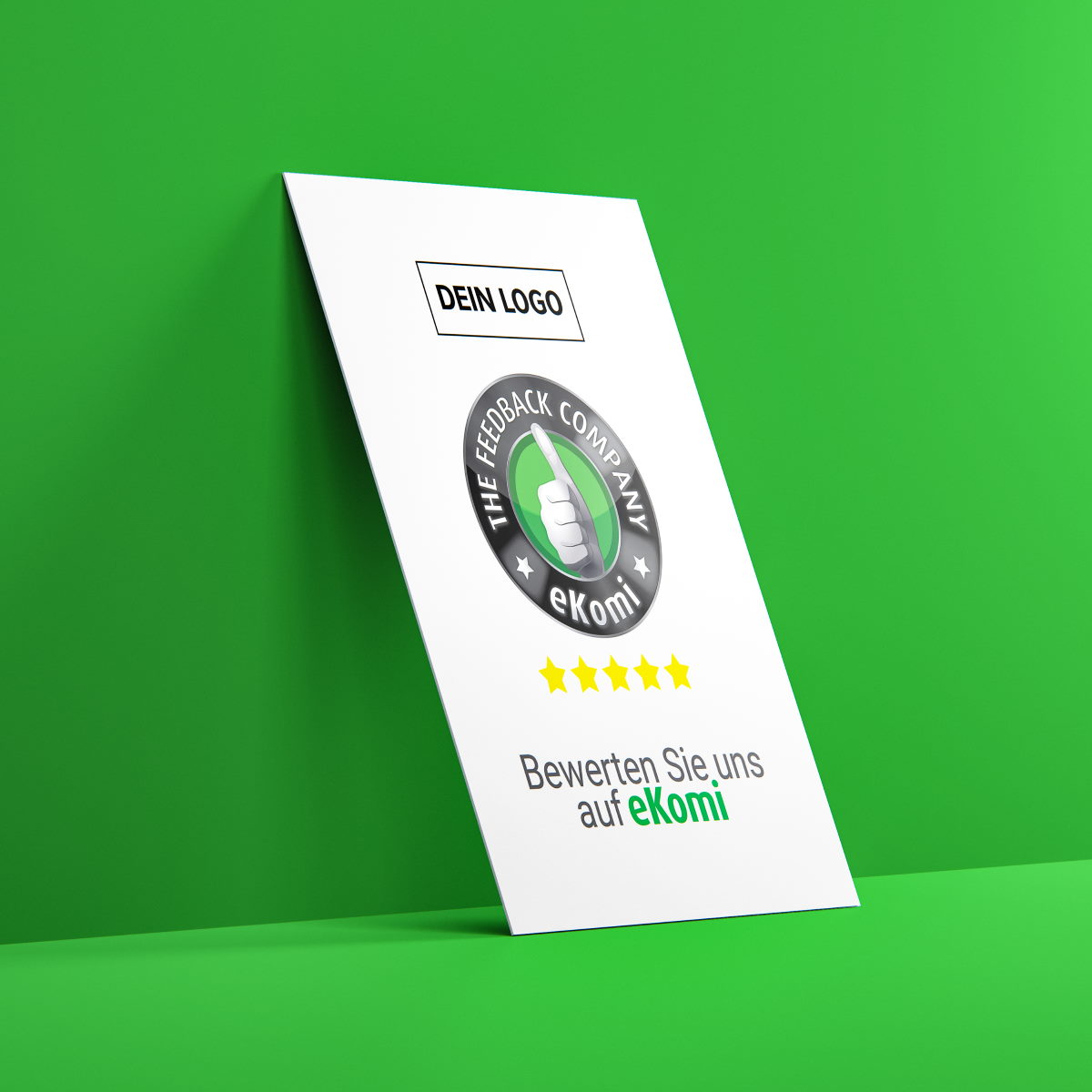 ekomi bewertungskarte mit qr code empfehlio s Bewerten Sie uns auf eKomi Karte Clean Edition – Bild 1