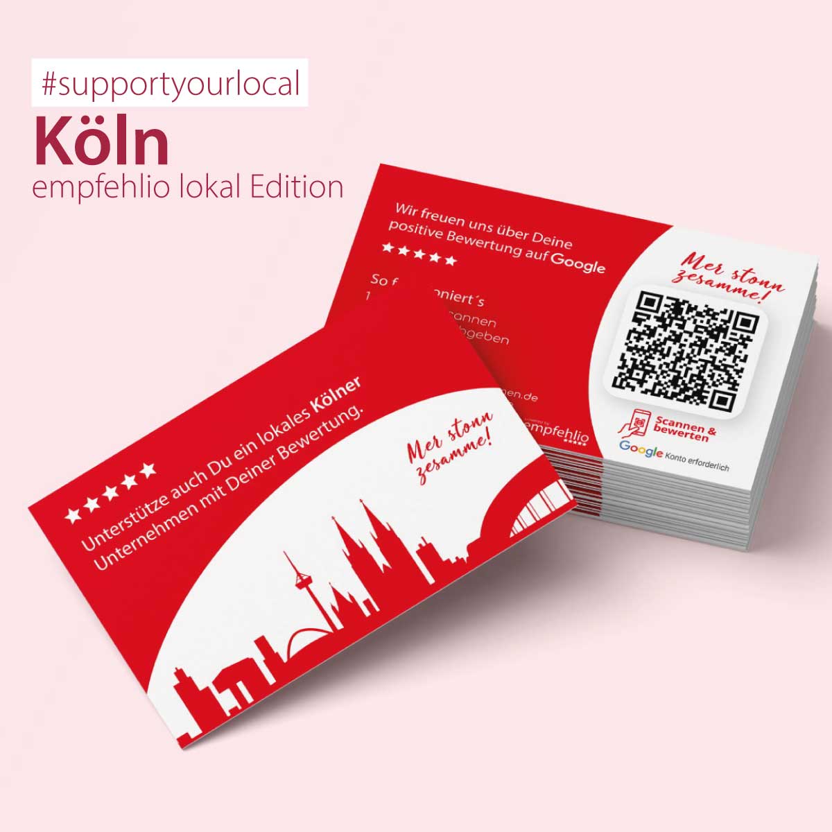 google-bewertungen-karte-qr-code-köln-empfehlio-4 Google Bewertung Visitenkarte "Köln" mit Google Bewertung QR Code – Bild 1