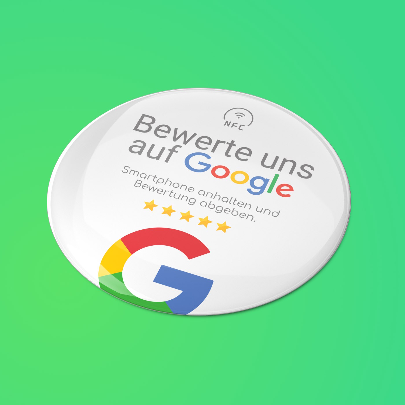 NFC ACTION BUTTON GOogle bewertungen empfehlio Google Bewertung NFC Tag Action Button – Bild 1