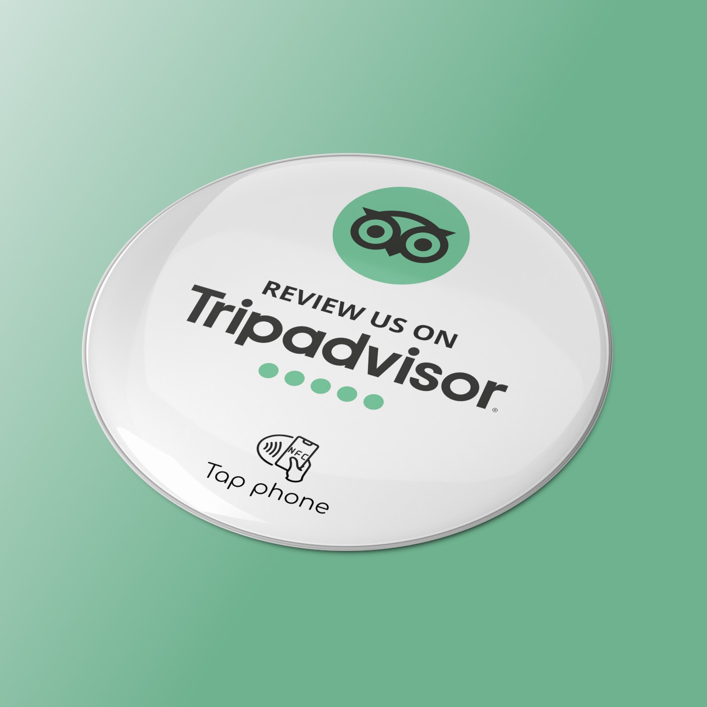 nfc action button tripadvisor bewertungen empfehlio truzzer TripAdvisor Bewertung NFC Tag Action Button – Bild 1