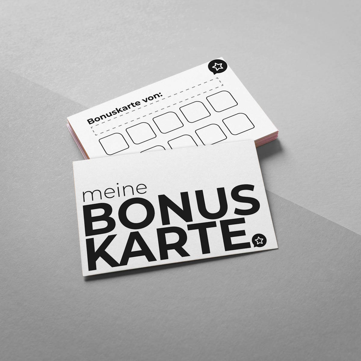 bonuskarte front empfehlio full both Bonuskarten / Treuekarten / Stempelkarten Simple – Bild 1