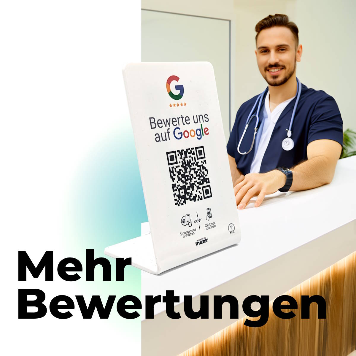 google-bewertungen-nfc-zahnarztpraxis-empfehlio s d