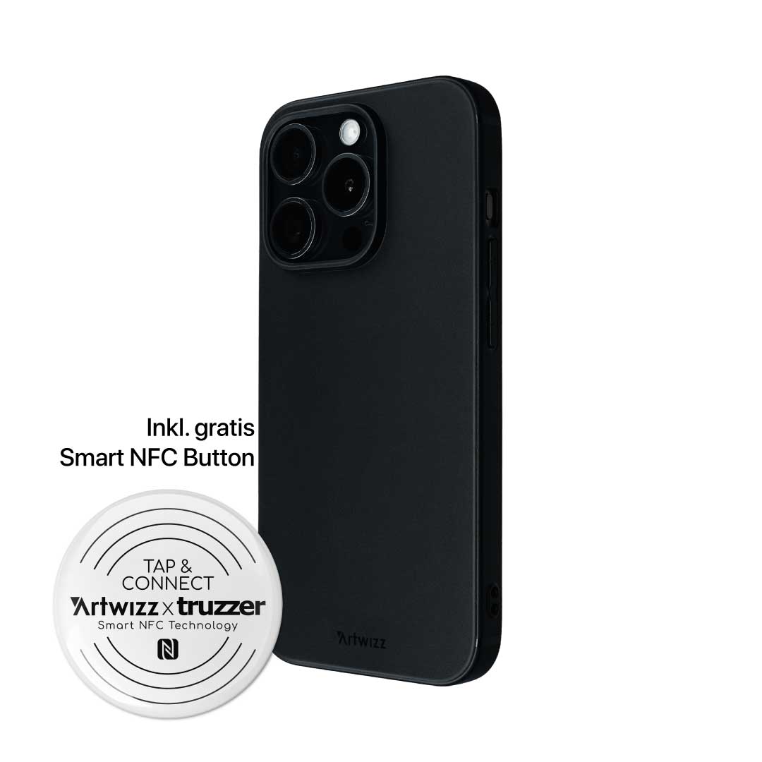 tpu-case-iphone-16-pro-max-case-empfehlio iPhone 16 Pro Max Handyhülle "TPU Case" inkl. Smart NFC Button – Bild 1
