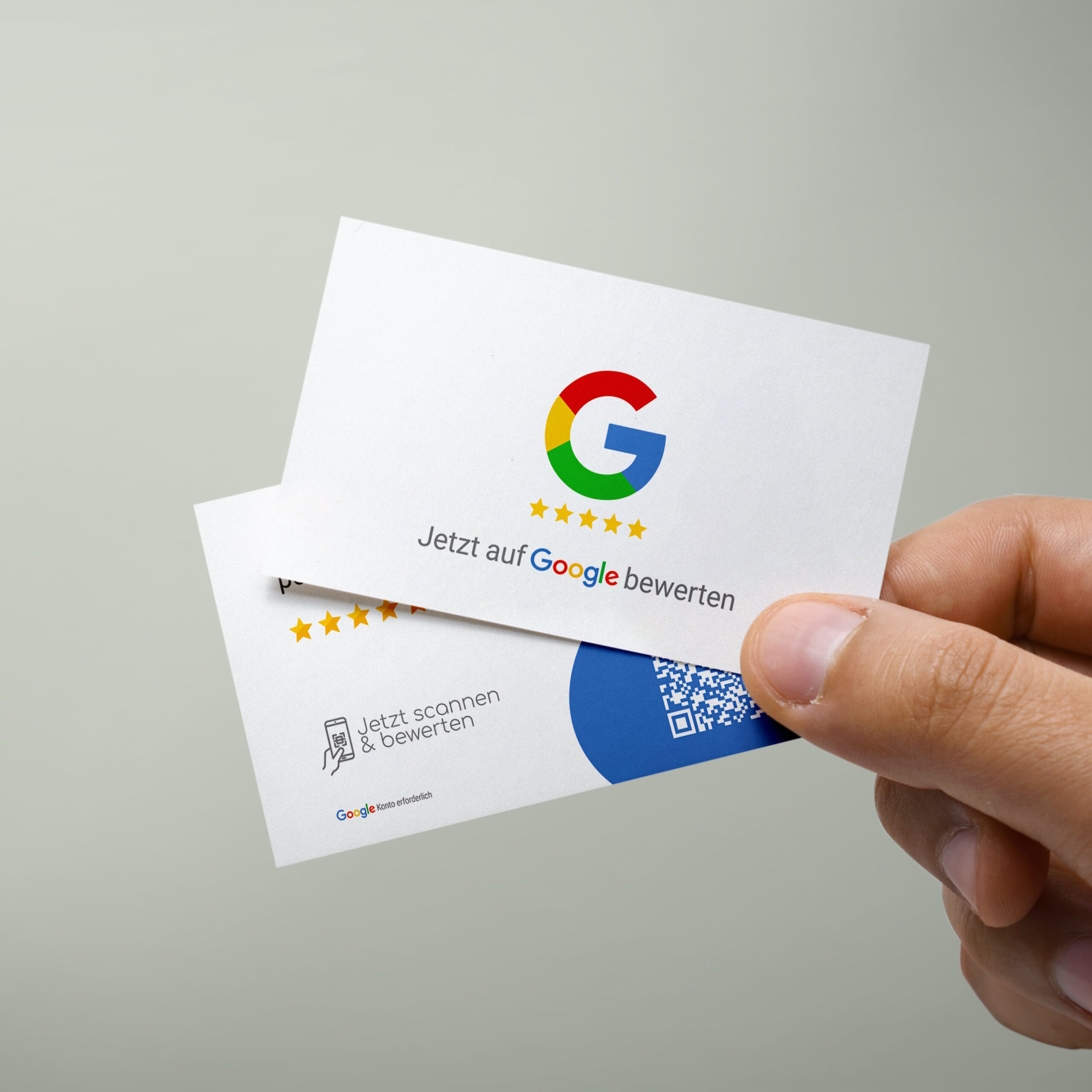 Google Bewertung QR Code VIsitenkarte Pro 4 empfehlio Google Bewertung QR Code Visitenkarte Standard Pro – Bild 1
