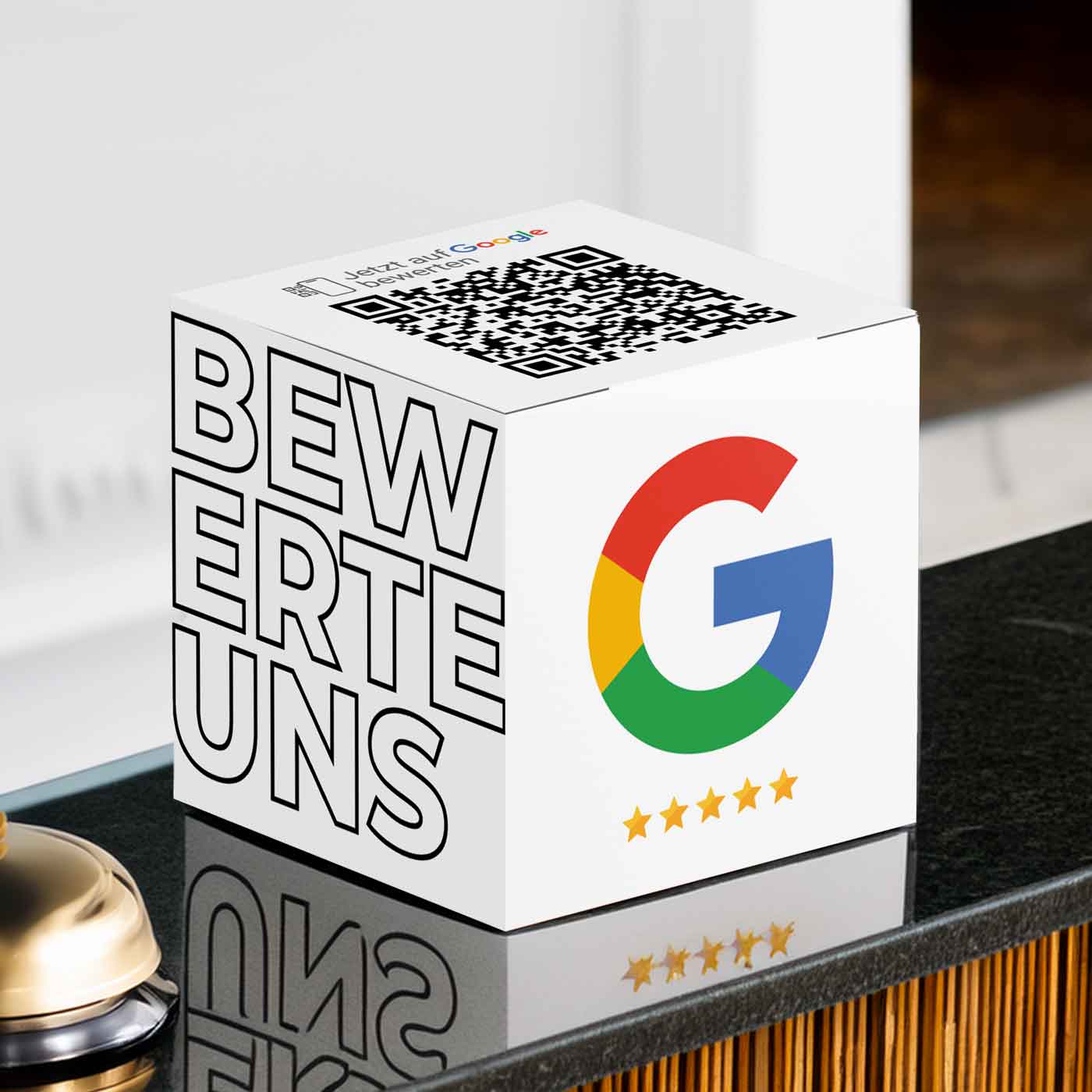 google-bewertung-box-clean Google Bewertung QR Code Box Clean – Bild 1